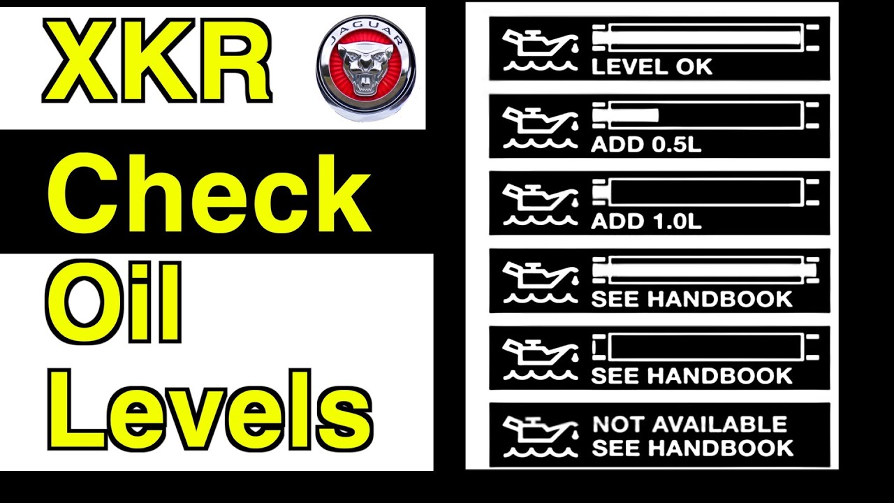 There's no Dip Stick! - Check Engine Oil level Jaguar XKR