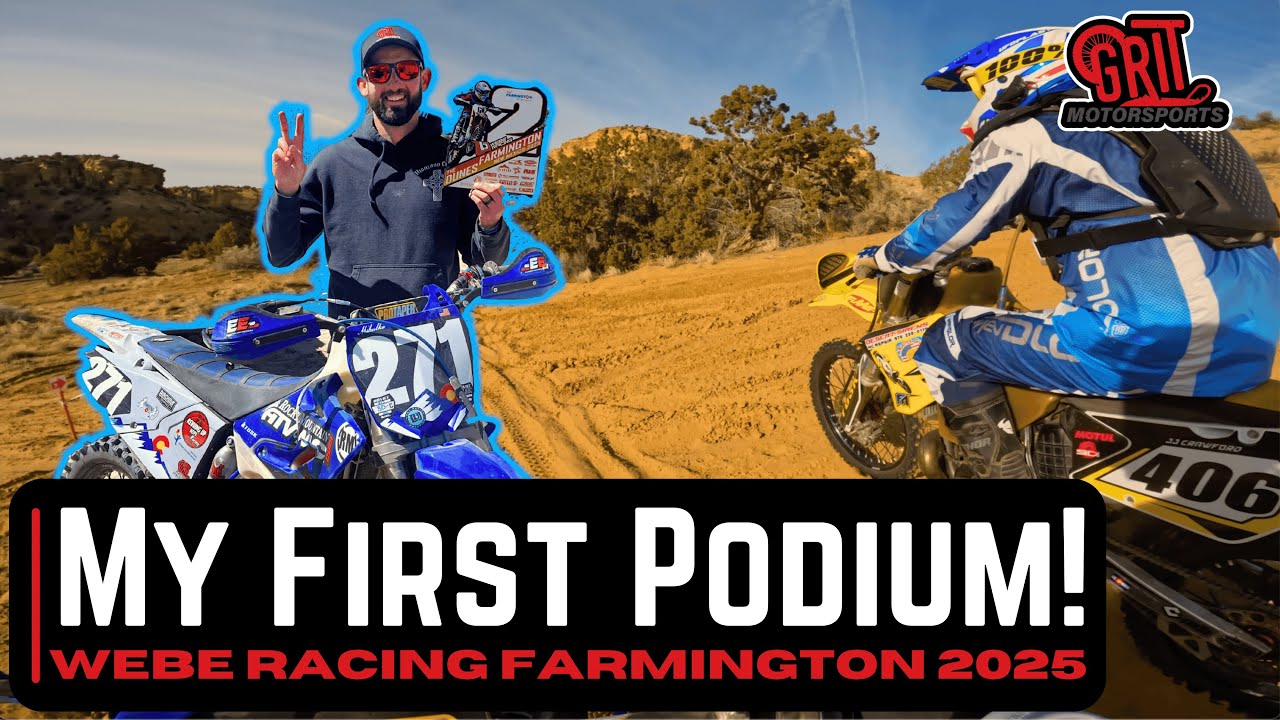 My First Podium! | Webe Racing Farmington, NM | 2025 | 30+ C Class | YZ250 HITLIS | Hare Scramble