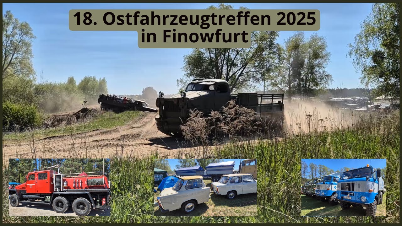 Ostfahrzeugtreffen 2025 Finowfurt Luftfahrtmuseum I Trabant Wartburg Oldtimer DDR #viral