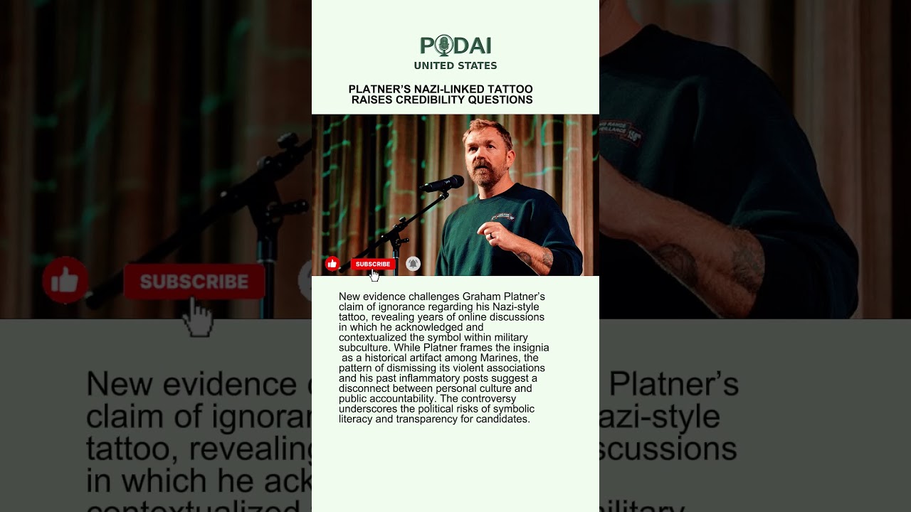 Platner&rsquo;s Nazi-Linked Tattoo Raises Credibility Questions