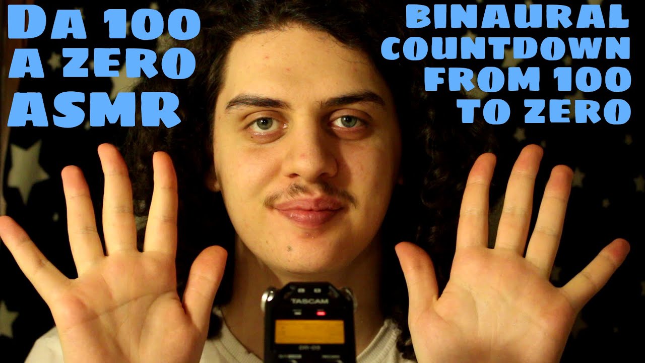 ASMR | Binaural Countdown From 100 to Zero! Soft Whispering! | Blue Asmr 💙