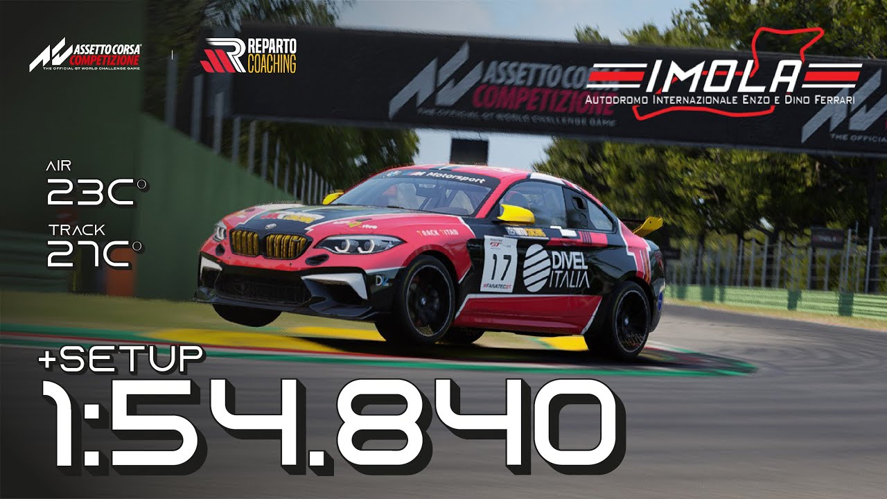 Imola Hotlap | MR Reparto Coaching | 1:54.840 | BMW M2 CS Assetto Corsa Competizione v1.10.1
