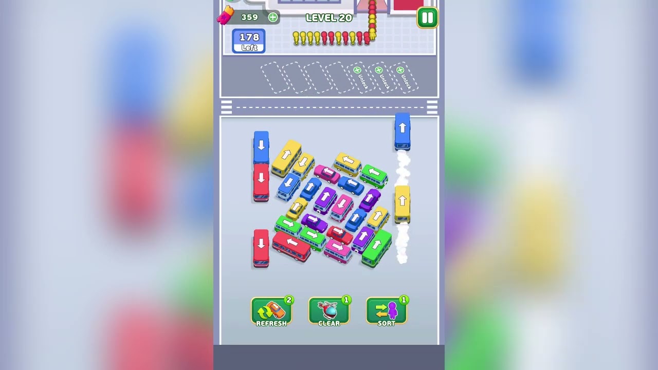 Bus Escape Traffic Jam Level 20
