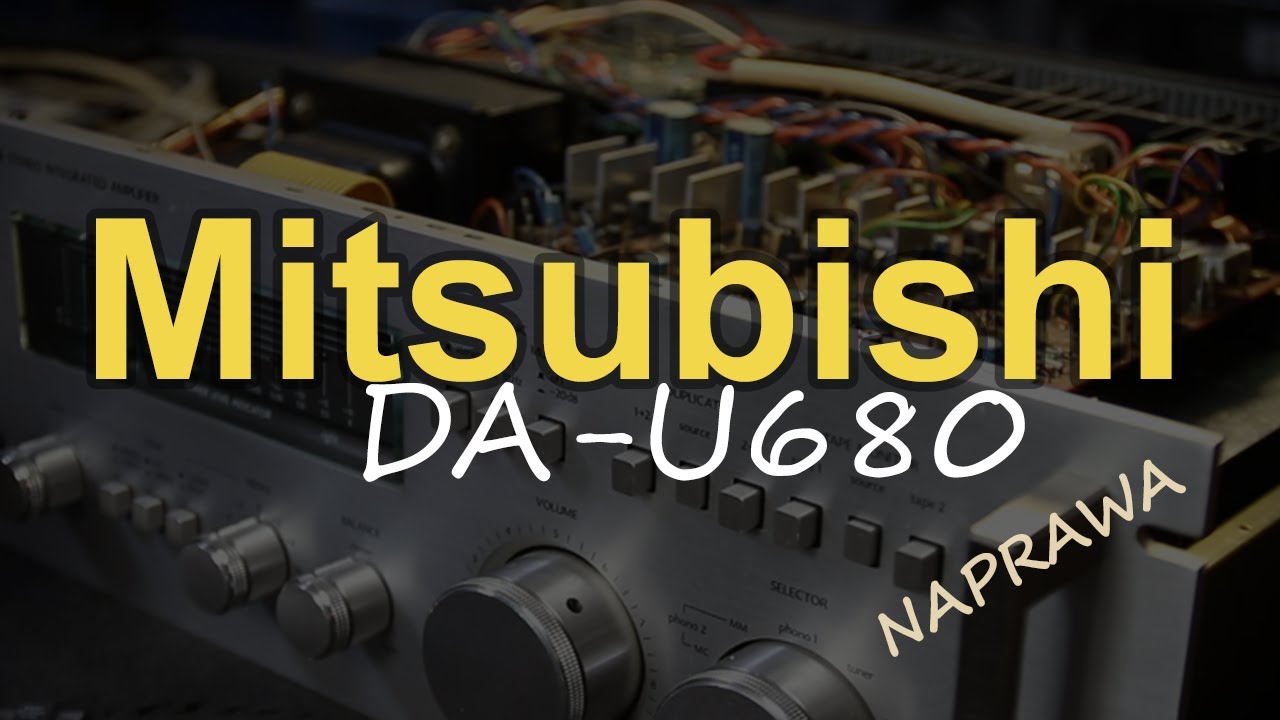 Mitsubishi DA-U680 naprawa [Reduktor Szumu] #287