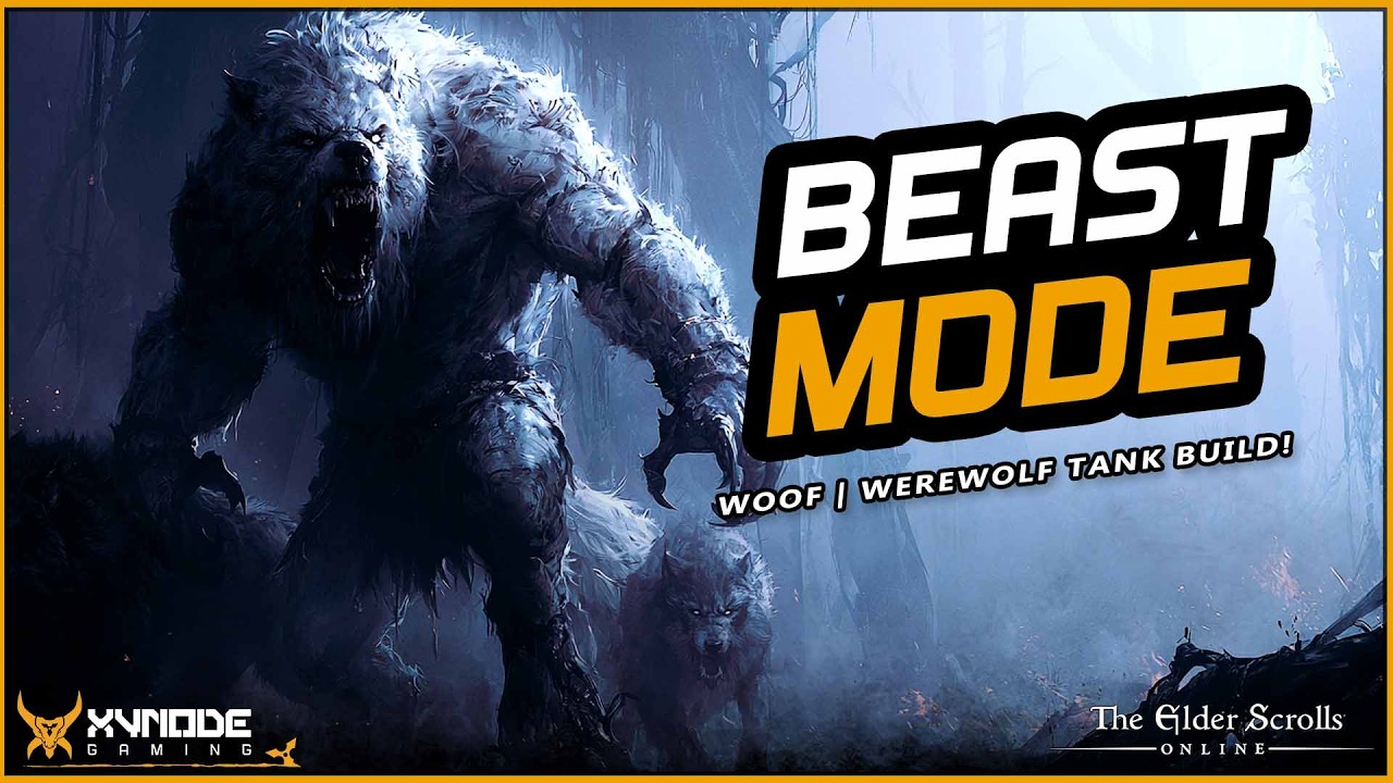 WOOF | Insane ESO Sorcerer Werewolf Tank Build!