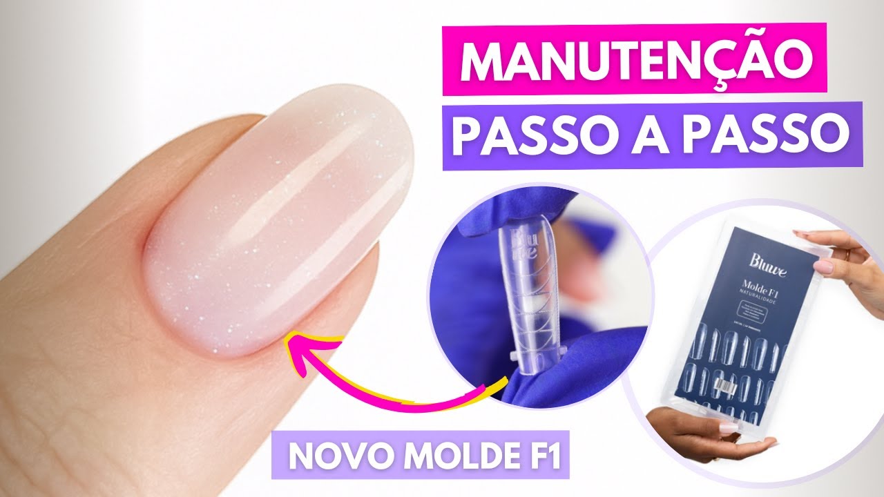 Manuten&ccedil;&atilde;o F&aacute;cil Iniciante - Novo Molde F1Bluwe | Mundo Nails