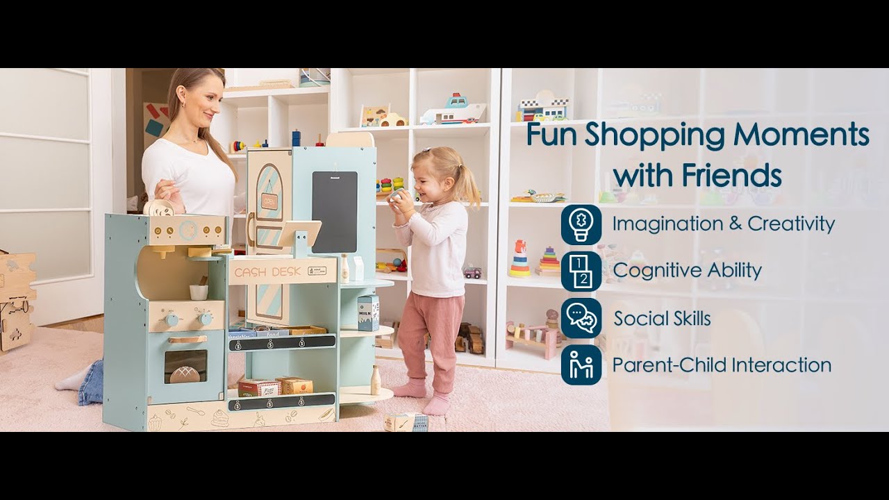 ROBUD Corner Coffee Shop Play Set