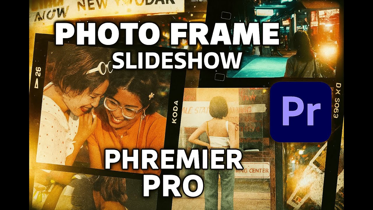 Photo Frame Slideshow in Premiere Pro | Creative & Cinematic Picture Animation!
