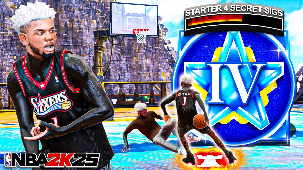 THESE *SECRET* DRIBBLE SIGS & JUMPSHOTS at STARTER 4 are GAMEBREAKING in NBA 2K25! NEVER MISS AGAIN!