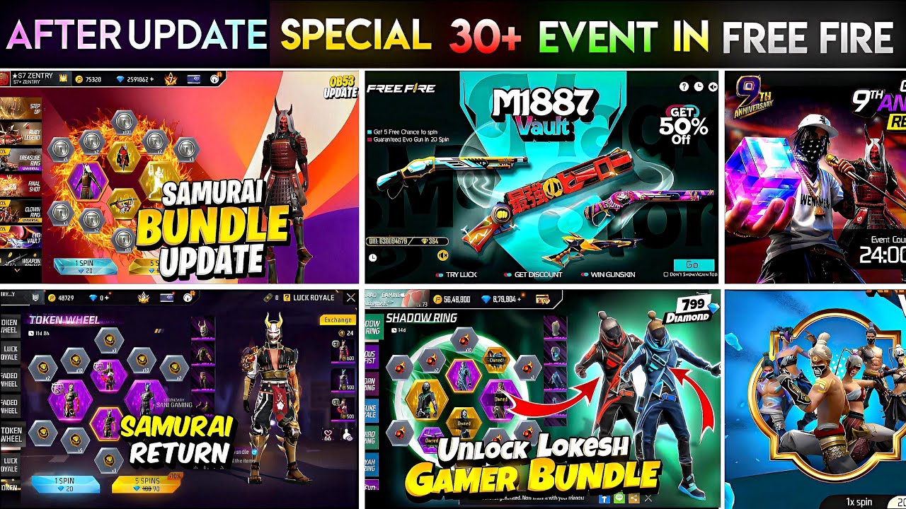Upcoming Events in Free Fire 🤯🥳| Next July Event | Free Fire New Event | Ff New Event | New Event Ff