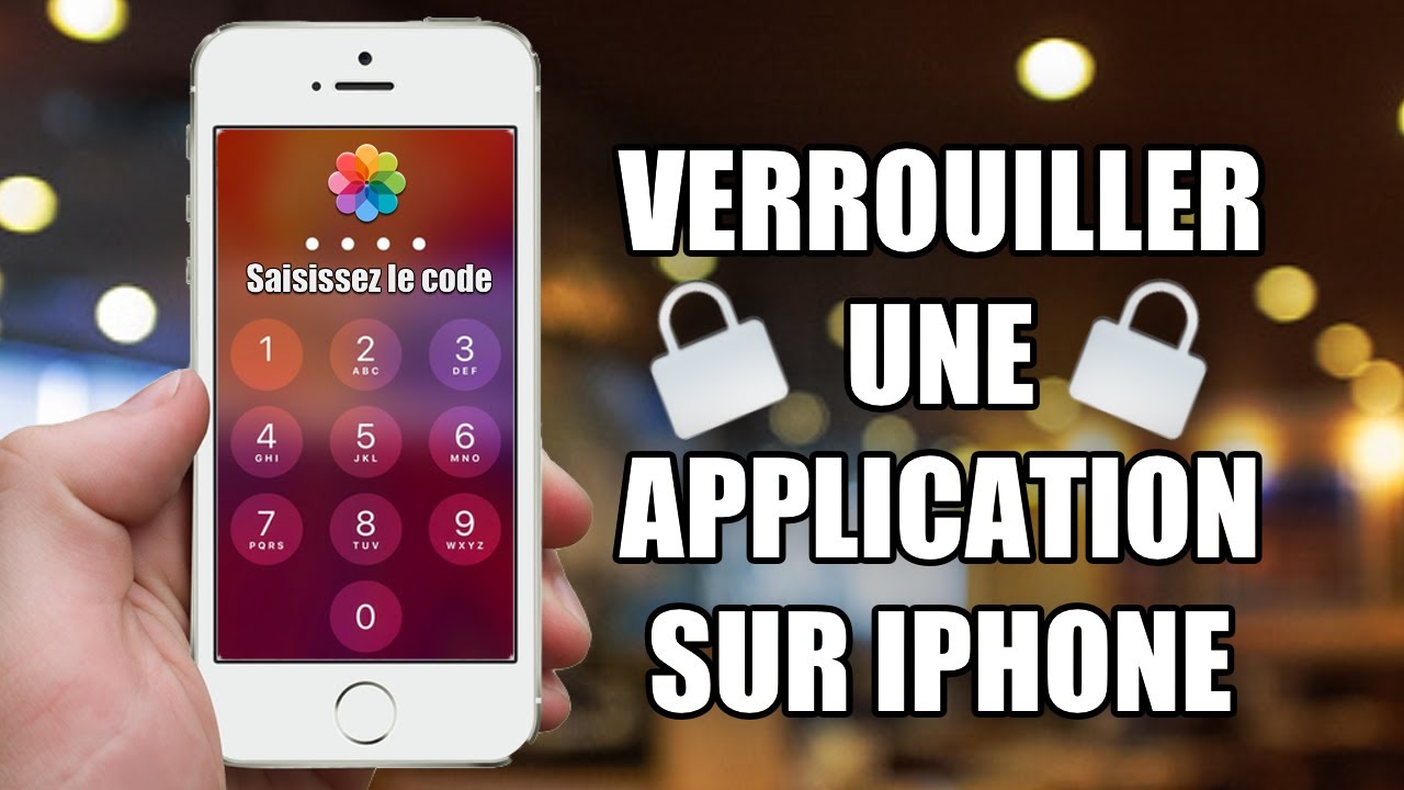 Verrouiller une application iOS avec un code sur iPhone et iPad