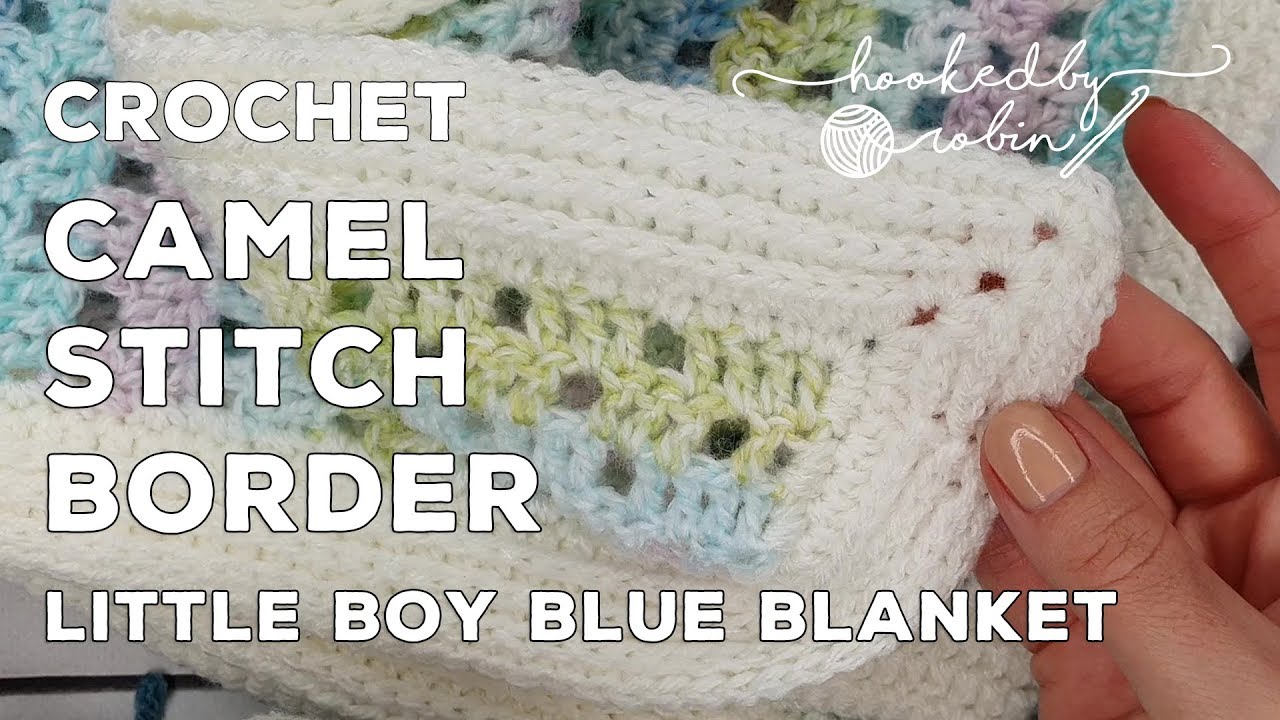 Crochet Camel Stitch Border | Great for Beginners (& Fast!)