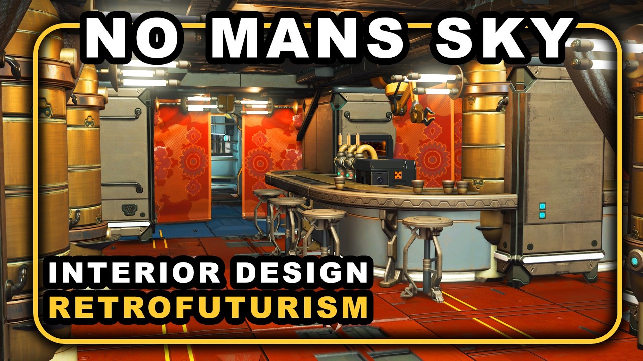 Ретрофутуристический звёздный лайнер! Ещё больше МИРОСТРОЕНИЯ — No Man's Sky!