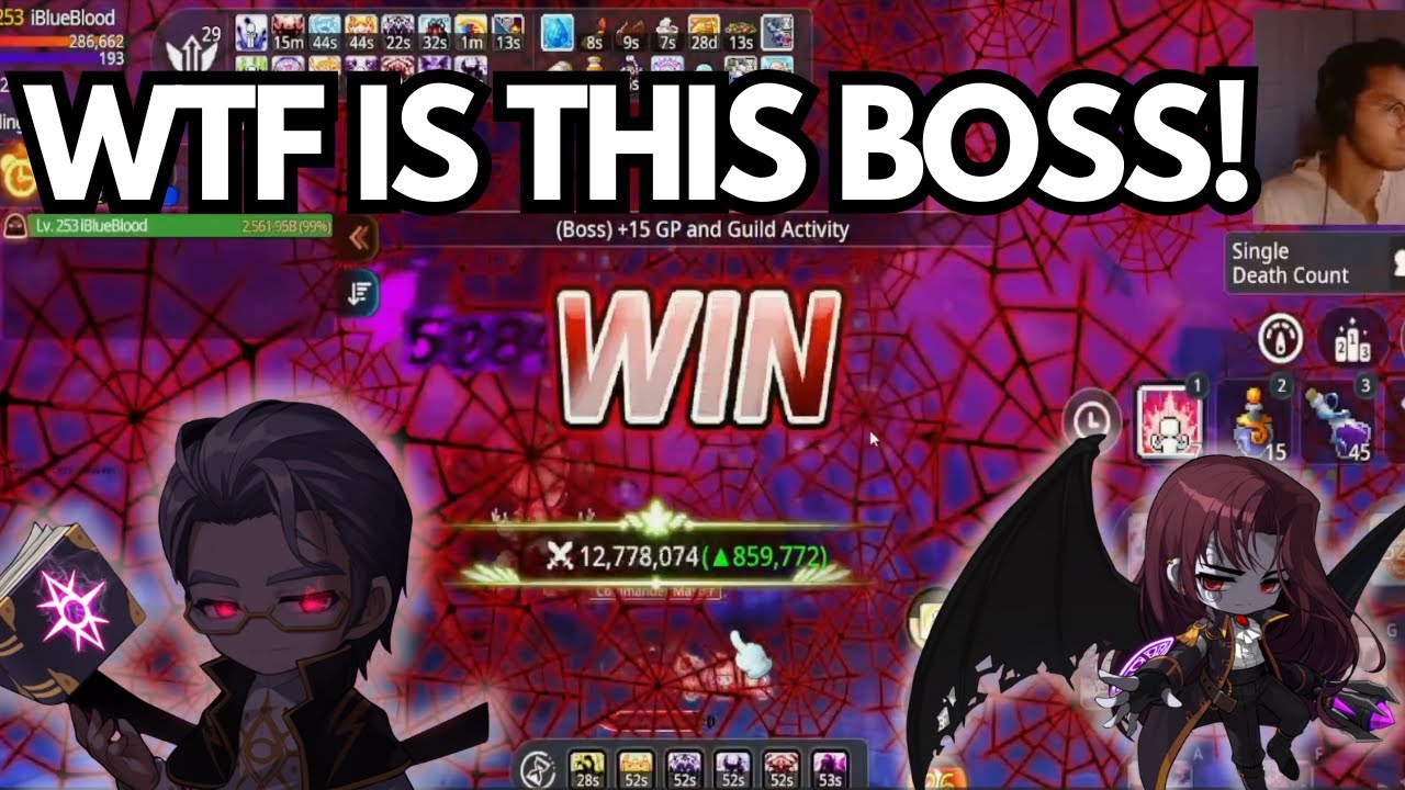Maplestory M - 72m Cap Demon Slayer Clears Solo Will!