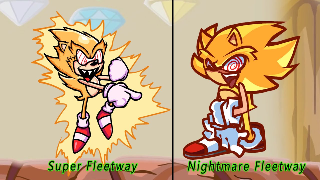 FNF Chaos But It's Chaos Nightmare Fleetway Vs Fleetway Sonic Sing It | Chaos Nightmare Fleetway Mod