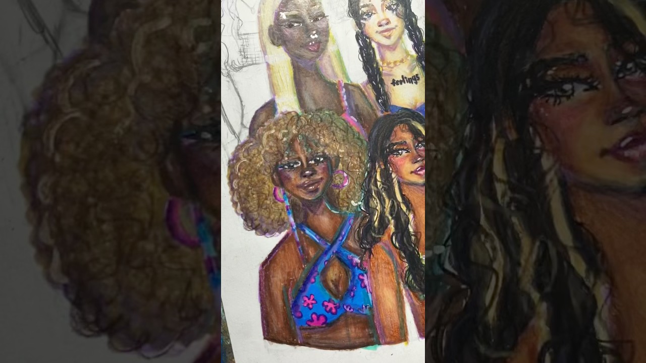 COLORINDO🎨 #rafaellaartes #artist #art #drawing #fy #stabilo #aestheticart #draw #ytbshorts