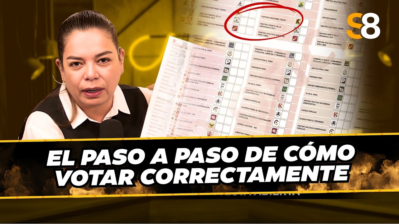 &iquest;C&oacute;mo VOTAR CORRECTAMENTE en las ELECCIONES 2026 para que NO ANULEN MI VOTO? | #S8