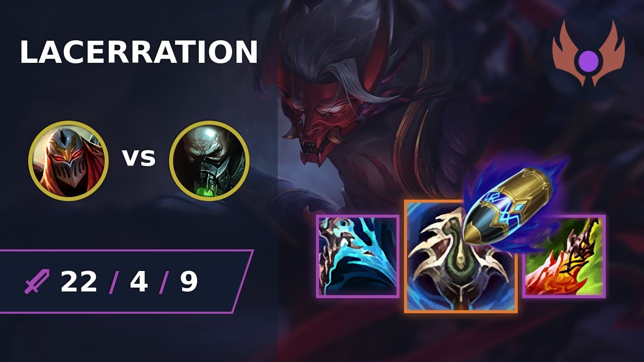 [ Lacerration ] Zed MID vs Urgot | NA MASTER | LOL Season 2024
