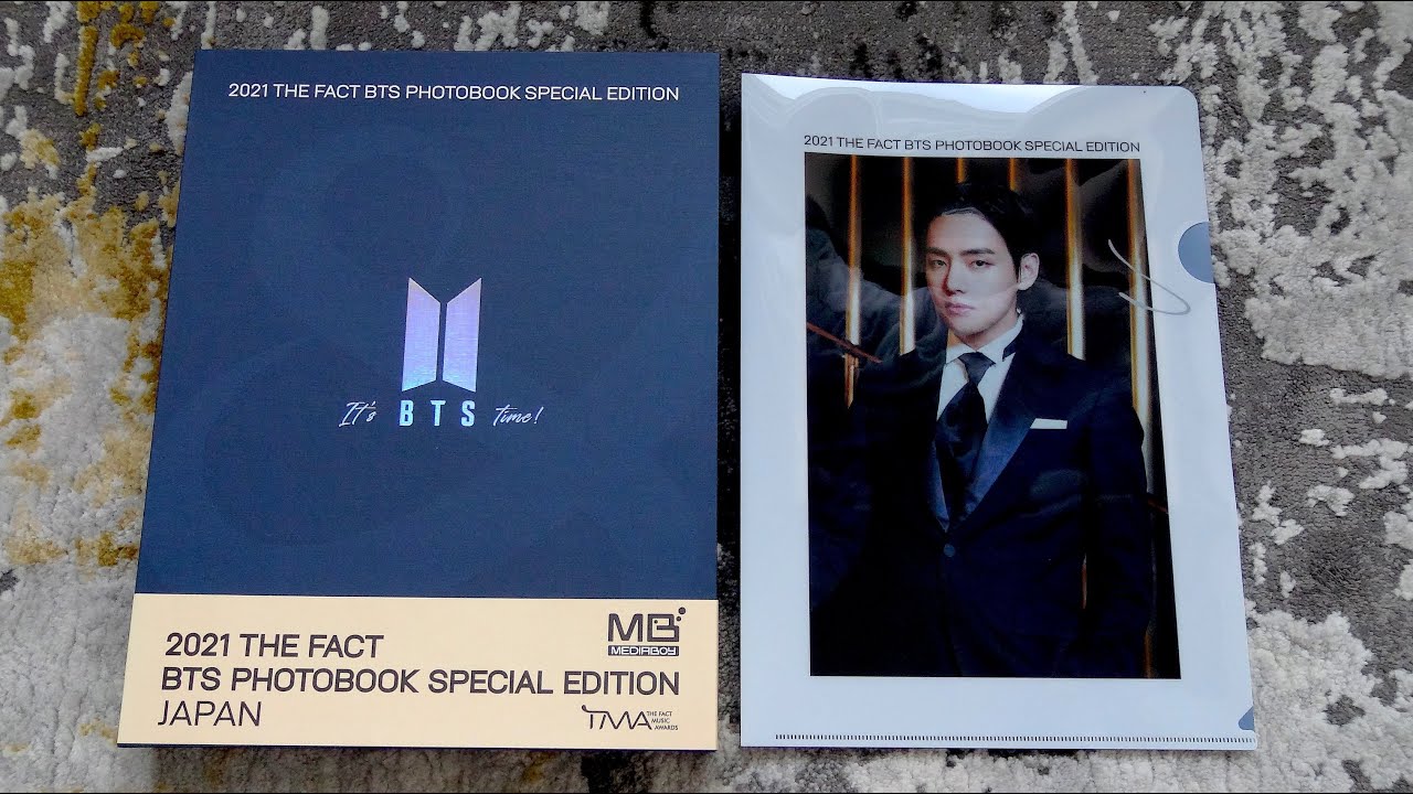[ASMR] Unboxing BTS 방탄소년단 2021 The Fact BTS Photobook Special Edition Japan