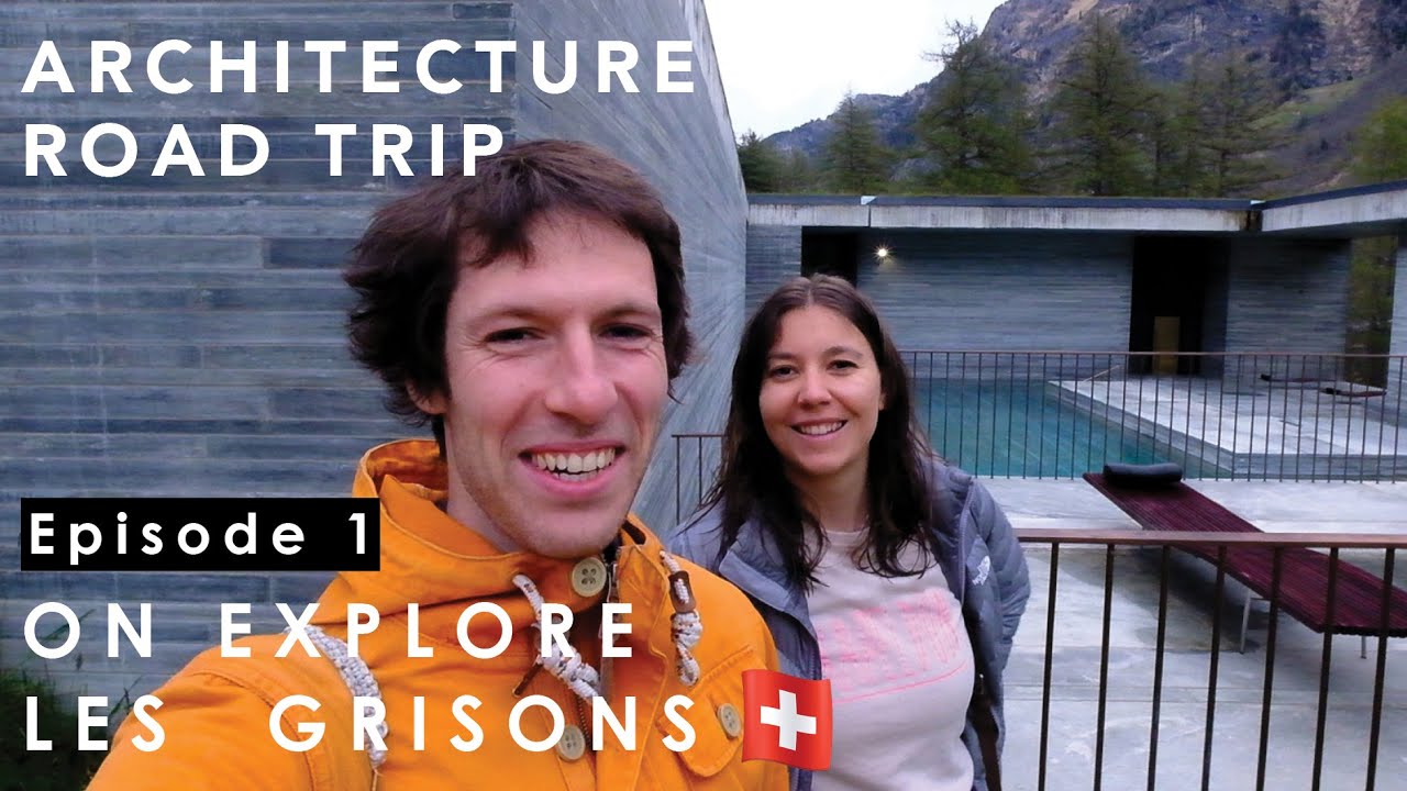 ROADTRIP Switzerland :Grisons its architecture Zumthor & Olgiati. We film the thermal baths of Vals!