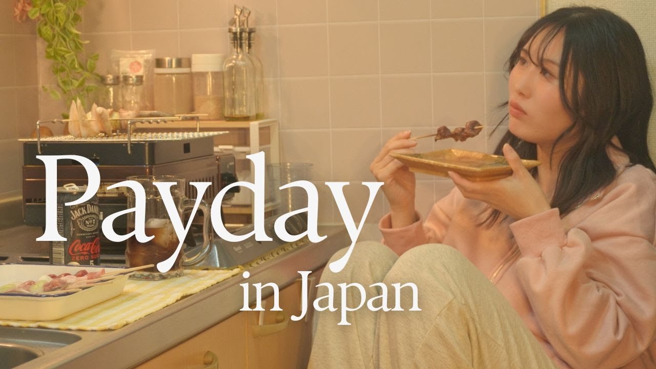 Зарплата в Японии 🇯🇵 Изакая дома 🏮 Вечер Якитори | Жизнь соло VLOG
