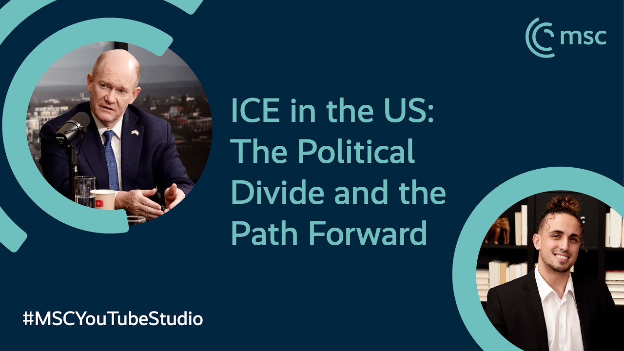 Senator Coons on Global Partnerships & Trust in Law Enforcement | MSC YouTube Studio 2026