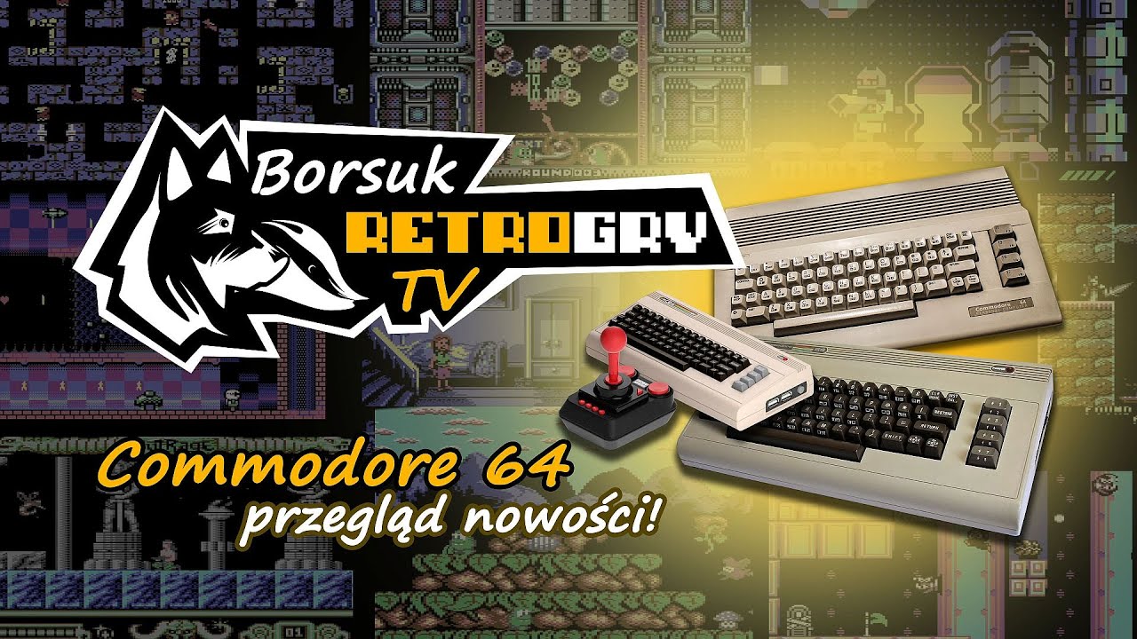 Borsuk Retro Gry TV: COMMODORE 64 - Przegląd Nowości #29