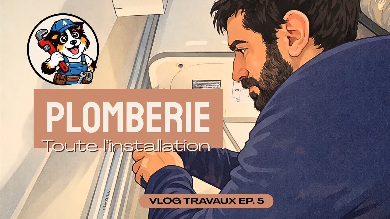 On fait toute la plomberie de la grange !