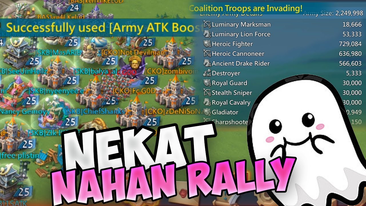 Solo Trap F2P try Defend Rally - Lords Mobile