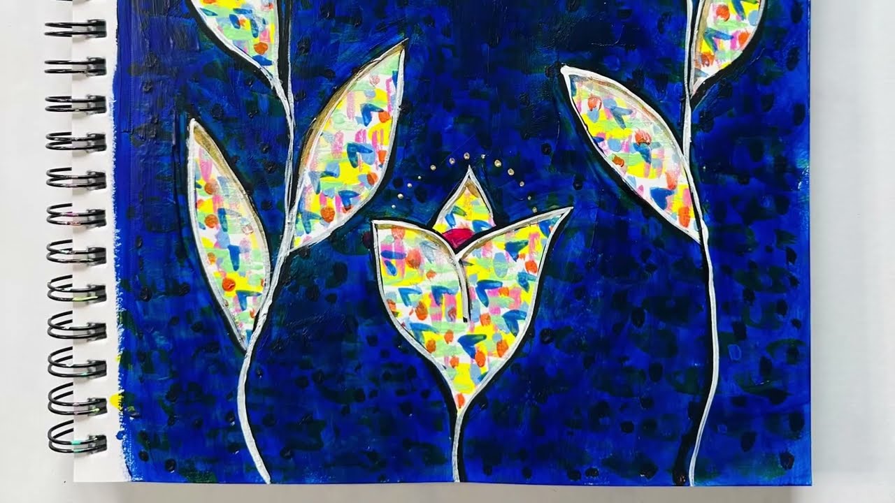 16 minutes of Joy | Art tutorial | Take a break from a busy mind
