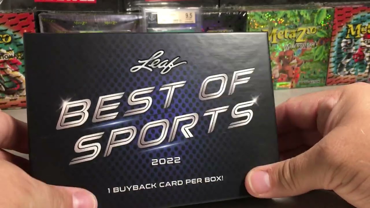 Opening a Hobby Box of 2022 Leaf Best of Sports Buyback Cards