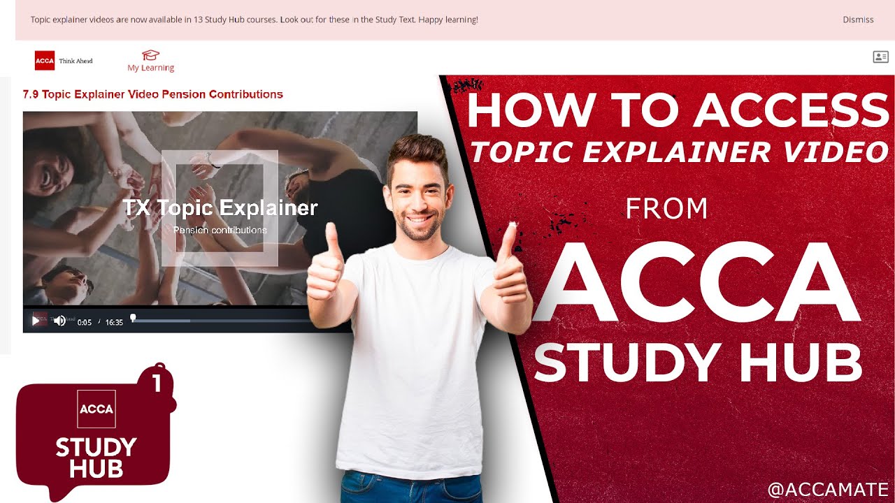 How To Access Topic Explainer video for free|| ACCA Study Hub|| ACCA Exam #acca