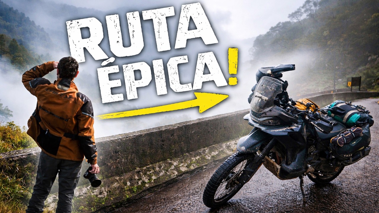 CRUZO LA SERRA DO RIO DO RASTRO Y LLEGO A UN PARAISO MOTERO 🇧🇷