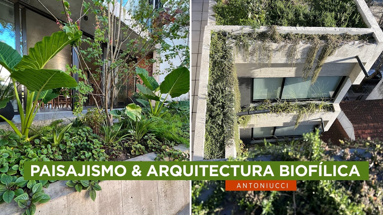 Paisajismo & Arquitectura biofílica. Proyecto Edifcio BTE con jardines flotantes y techos verdes.