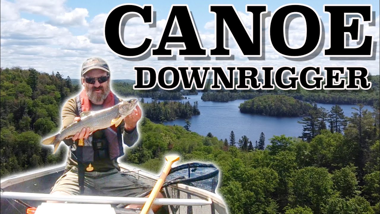 DEEP Trolling Lake Trout In A BROKEN Canoe