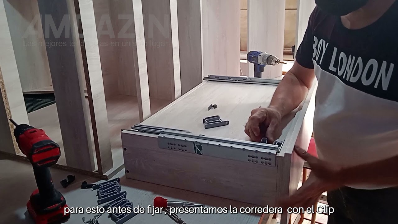 Instalacion de corredera oculta Silenciosa TSVP