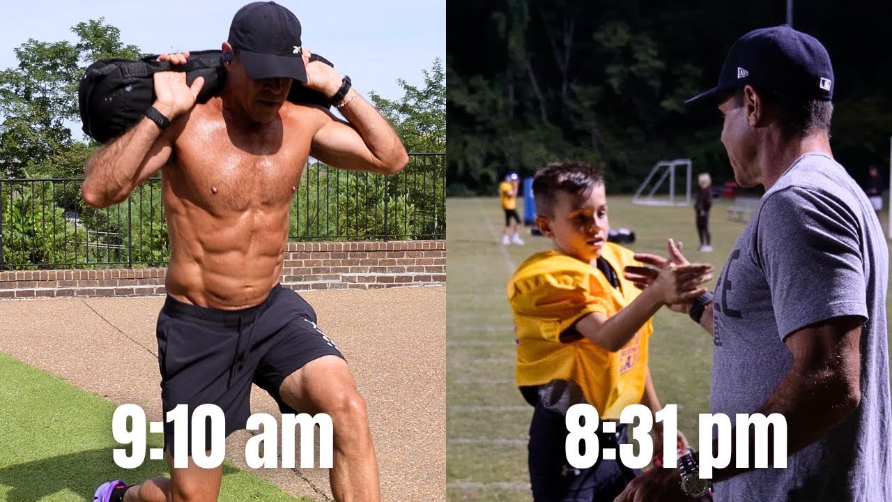 Realistic day in the life of a 54y/o marathon world champion, dad of 4 and business man