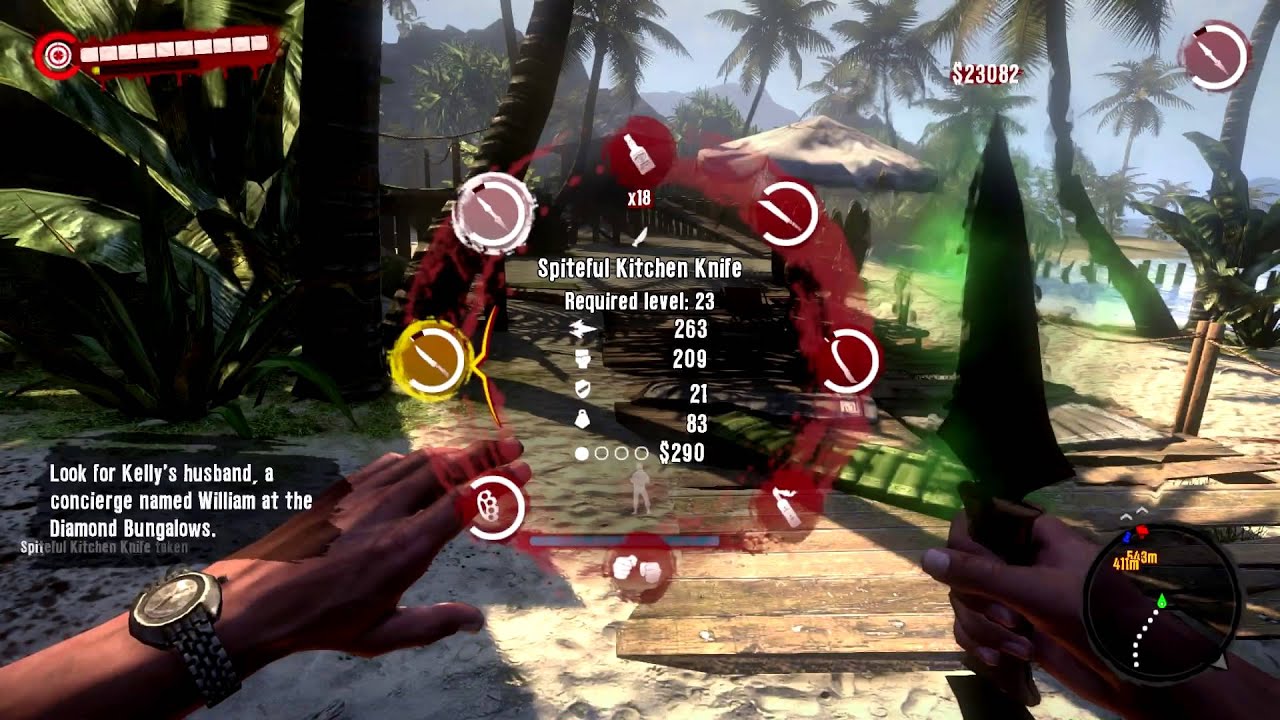 Dead Island Brown skull location and brown skull shine