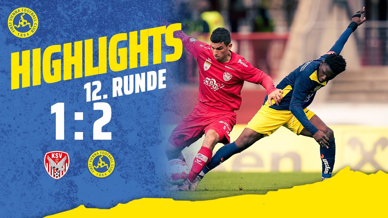 ADMIRAL 2. Liga | 12. Runde - Highlights |  Kapfenberger SV - First Vienna FC 1894