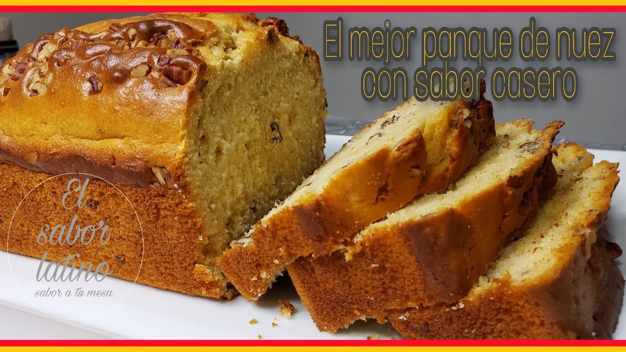 🔴Panque con nuez |Esponjoso|
