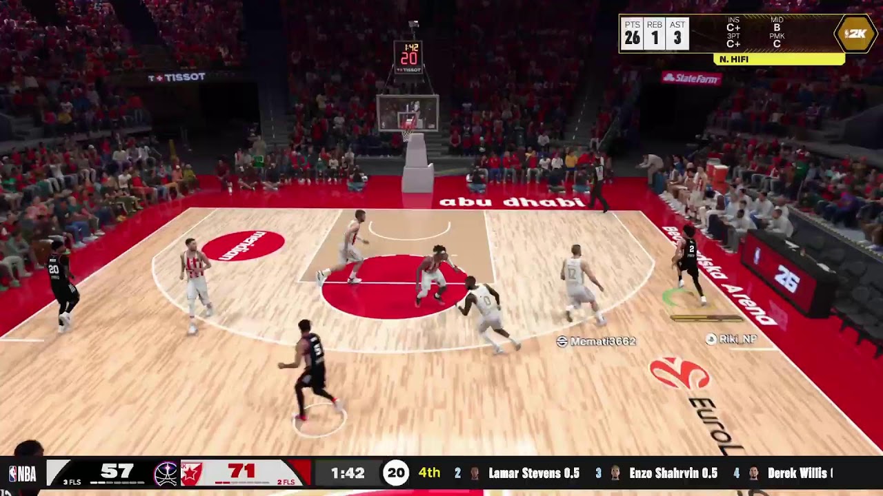 Cyber Euroleague: Crvena Zvezda vs Paris| Kolday vs Smailović