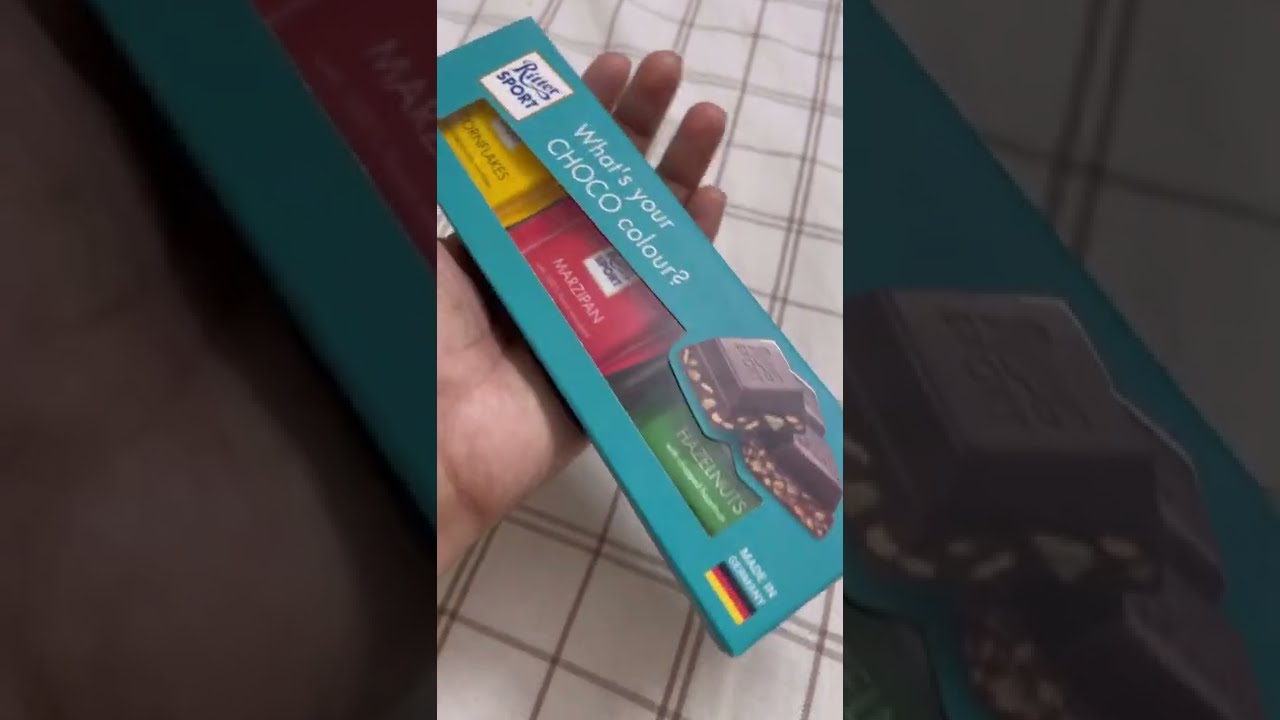 Ritter Sport - Chocolate #food #fooddiary #foodie #foodvlog #healthy #chocolate #germany #premium