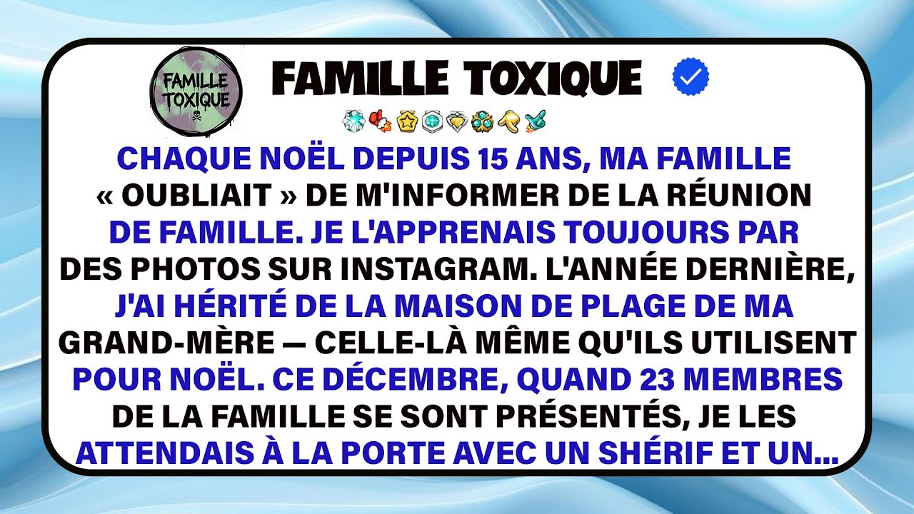 Je Raconte Comment, Pendant 15 Ans, Mes Parents M’ont Ignoré À Noël, Jusqu’à Mon Héritage.