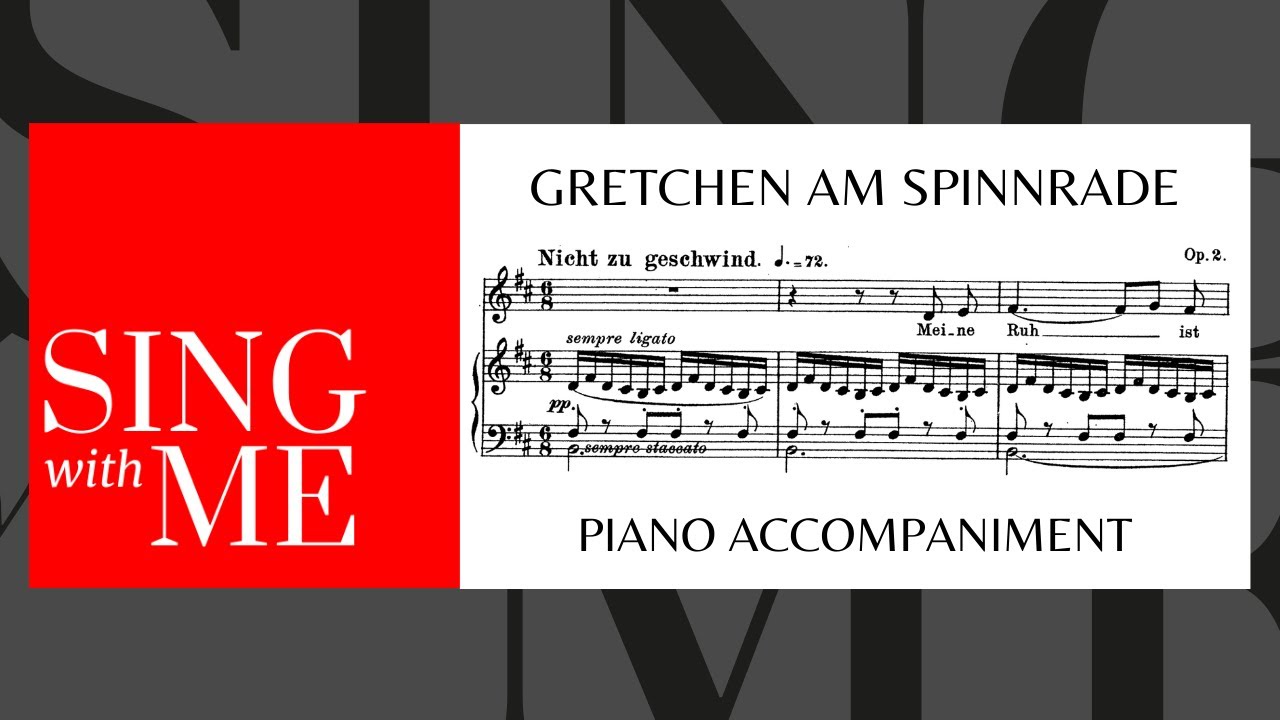 Gretchen am Spinnrade - Accompaniment - Medium voices - Schubert