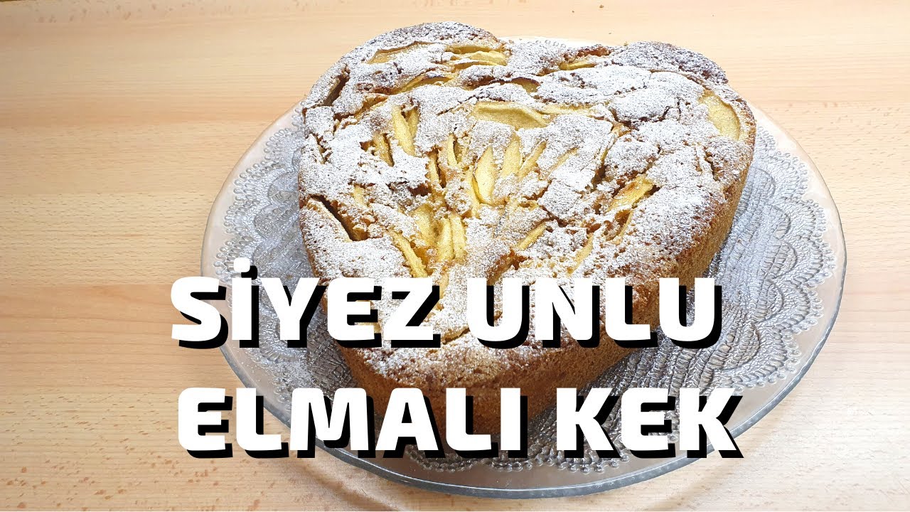 SİYEZ UNUYLA YAPILAN EN LEZZETLİ KEK | Siyez Unlu Elmalı Kek Tarifi