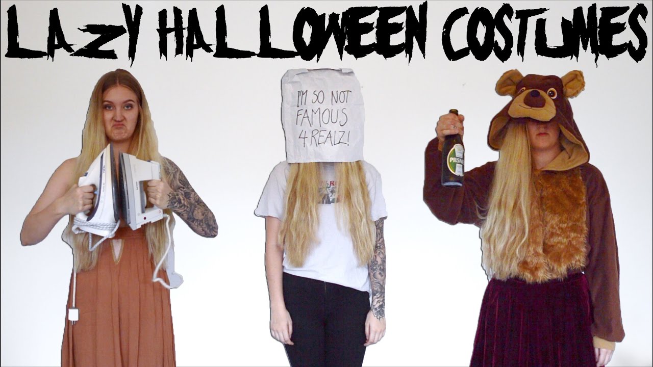 25 LAZY HALLOWEEN COSTUMES