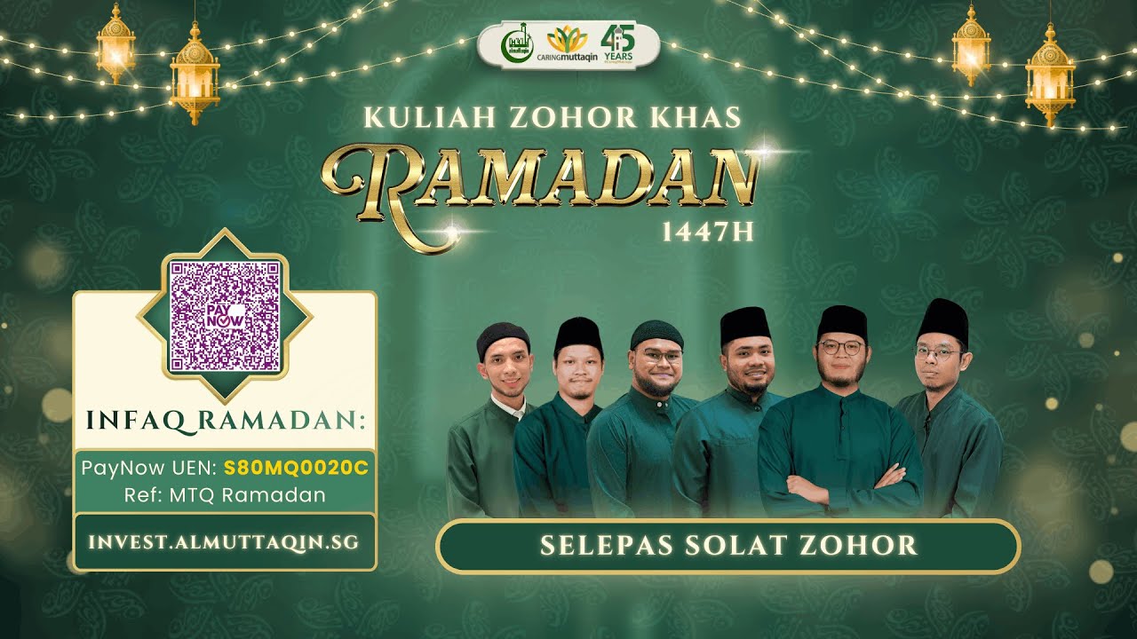 Kuliah Khas Ramadan: 40 Hadis Puasa