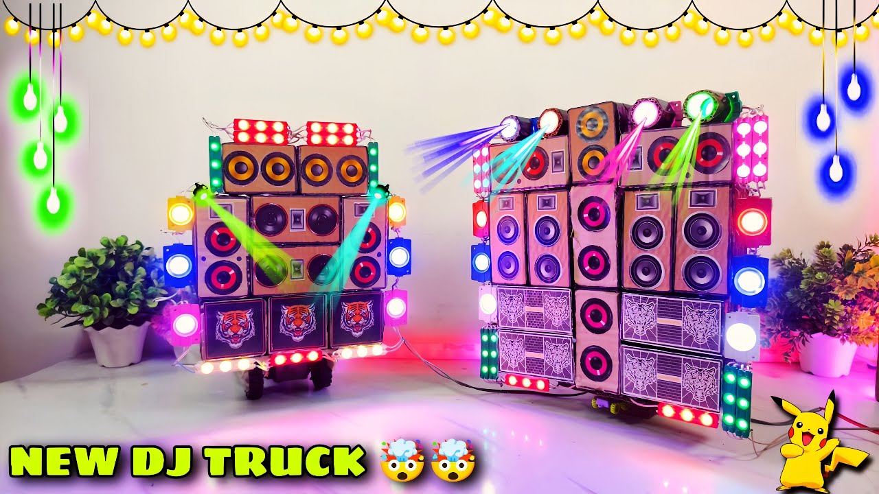 How to Make a Mini DJ Truck Setup at Home | Diwali Special Mini DJ Gadi | Easy Mini DJ Toy
