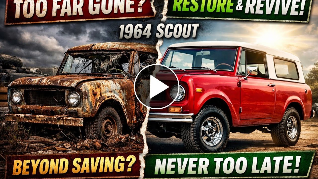 Этот Scout 1964 года выпуска совершенно не подлежит ремонту, или никогда не поздно его восстанови...