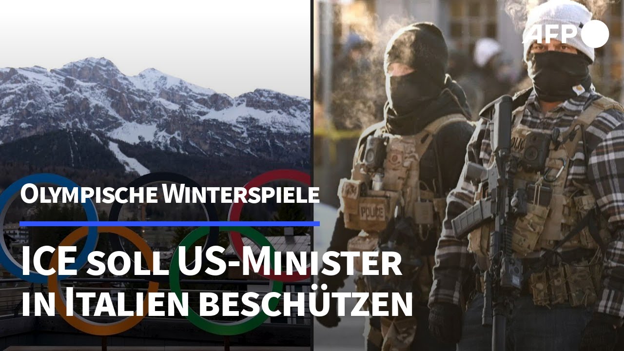 ICE-Einsatz bei Olympia: Empörung in Italien | AFP